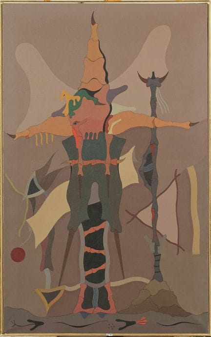 CAMACHO, Jorge (1934–2011)
Oil on canvas, “Pahana.