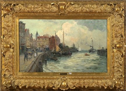 WAGNER, Karl (1839–1923)
Oil on canvas, “The Old P