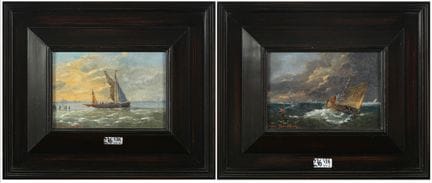 VERBOECKHOVEN, Louis (1802–1889)
Pair of oil paint