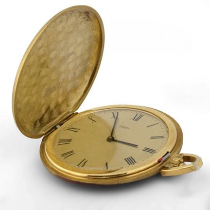 Orologio da tasca in oro giallo 18 carati del marc