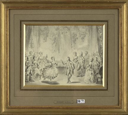MOREAU  Jean-Michel (1741 - 1814)
Penna a inchiost