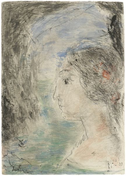 DELVAUX Paul (1897 - 1994)
Acquerello e inchiostro