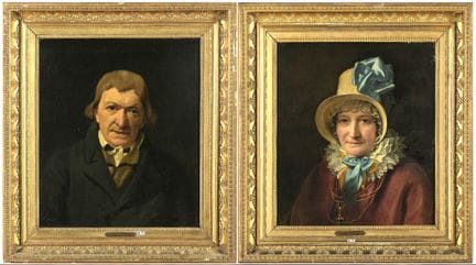 NAVEZ François-Joseph (1787–1869)
Pair of oil pain