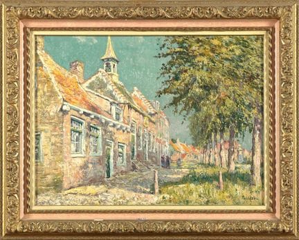 LEDUC, Paul (1876–1943)
Oil on canvas, “Place in S