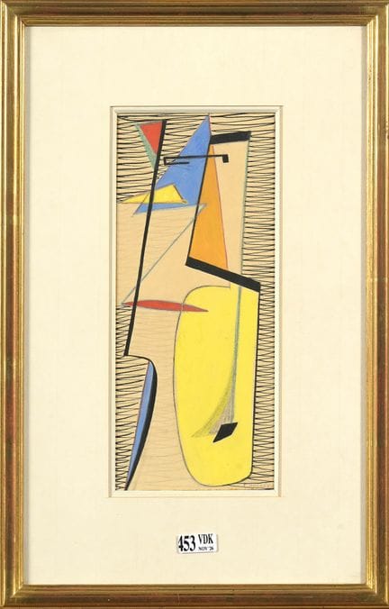 HOLLEY, Francine (1919–2020)
Mixed media on paper,