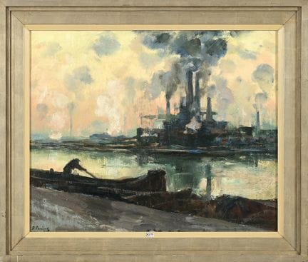 PAULUS Pierre (1881 - 1959)
Huile sur toile "Rameu