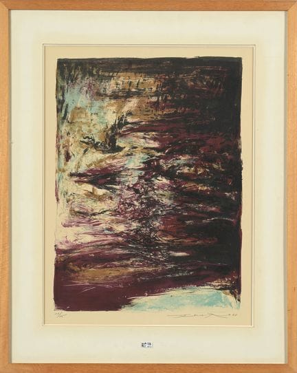 ZAO Wou-Ki (1921–2013)
Farb-Lithografie auf Papier