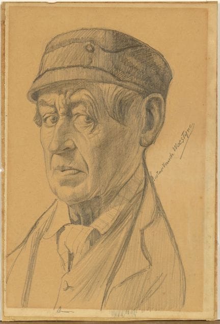 VAN DE WOESTYNE Gustave (1881 - 1947)
Matita su ca