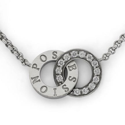 PIAGET
Collar de oro blanco de 18 quilates de la c