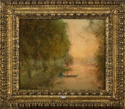 FRANK, Lucien (1857–1920)
Oil on paper mounted on 