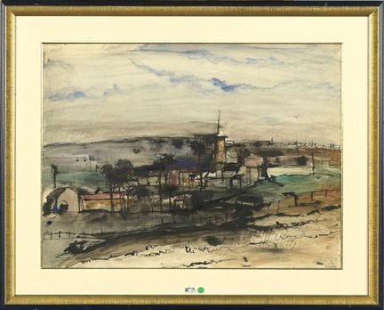 DELVAUX Paul (1897–1994)
Aquarell auf Papier „Das 