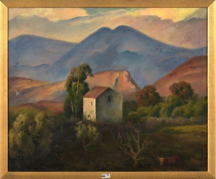 FRECHKOP Leonid (1897–1982)
Oil on canvas, “Corsic