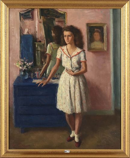 FRECHKOP Leonid (1897–1982)
Oil on canvas, “The Yo