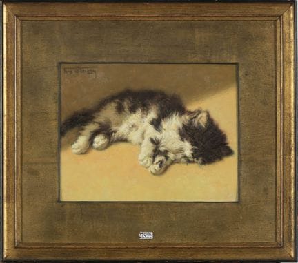 CLAUSSE Fernand (1899 - 1967)
Huile sur carton "Et