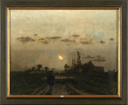 LEGRAIN Edmond (1820 - 1871)
Huile sur toile "Berg