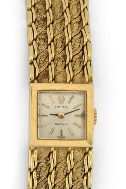 ROLEX
Orologio da donna interamente in oro giallo 