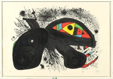 MIRO Joan (1893–1983)
Farblithografie auf Papier „