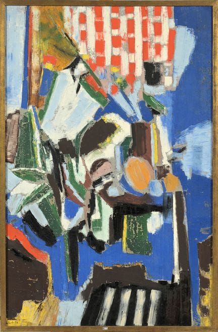 DE CARDAILLAC, Simon (1932–2019)
Oil on canvas, “A
