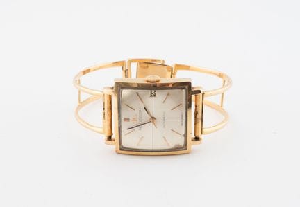 JAEGER LECOULTRE 
Men's yellow gold (750) wristwat