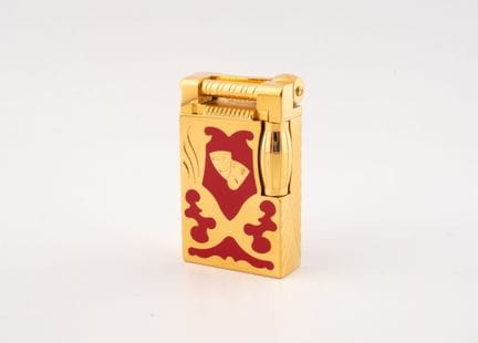 DUPONT Teatro
Briquet en métal doré et laque de Ch