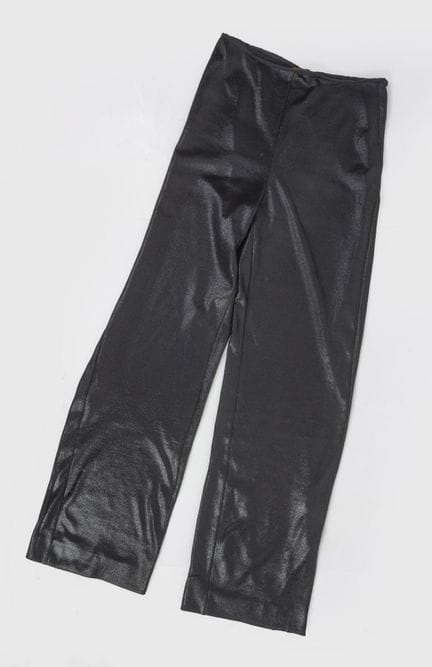 FENDI
Pantalon large de dame en polyester noir à e