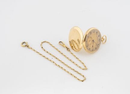VACHERON &amp; CONSTANTIN 
Yellow gold (750) pocke