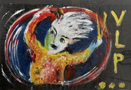 VLP (act.1980)
Personnage. 
Gouache sur papier.
Si