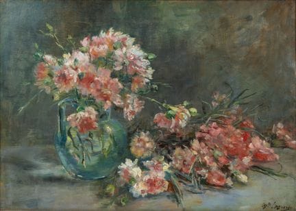 Marguerite LAGROST (1865-1942)
Nature morte de fle