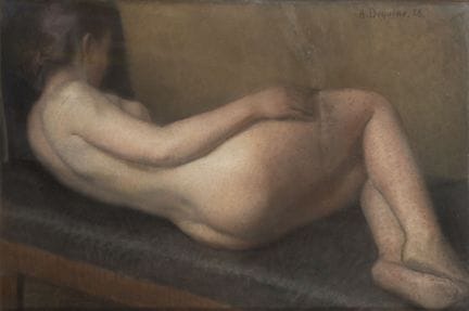 Albert Charles DEQUENE (1897-1973)
Nu féminin allo