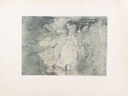 Hans BELLMER (1902-1975)
Entre deux eaux, 1968.
Ea
