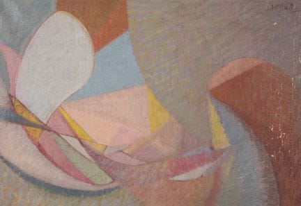 TANAKA (XXème siècle)
Sans titre.
Huile sur toile.