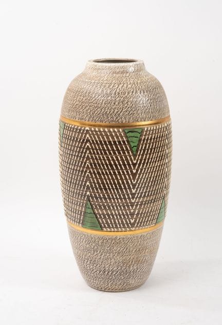 Lucien BRISDOUX (1878-1963)
Grand vase.
En céramiq