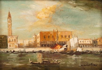 SENNELIER (XXème siècle)
Vue de Venise.
Huile sur 