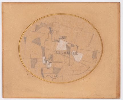 Ecole du XXème siècle
Le cubisme.
Mine graphite et