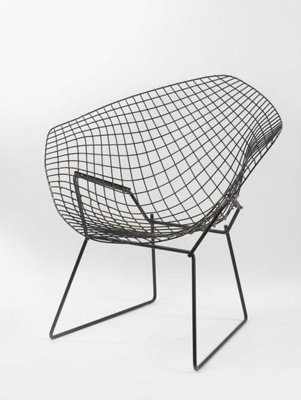 Harry BERTOIA (1915-1978)
Diamond Chair.
Fauteuil 
