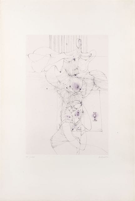 Hans BELLMER (1902-1975)
Sans titre.
Eau-forte et 