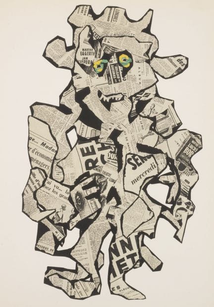 DUBUFFET (Jean)
Les Assemblages. Signes sols sorts