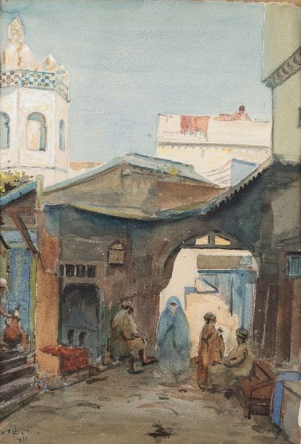 Henri FABRE (1880-1950)
Alger, carrefour Fromentin