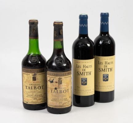 CHATEAU TALBOT
2 bottiglie, 1972.
Saint-Julien.
Li