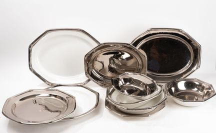 Christian DIOR
Set di dieci piatti da portata in m