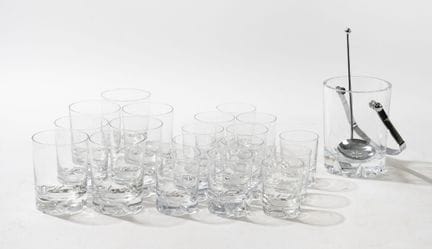 DAUM FRANCE
Servizio da whisky
7 bicchieri grandi,