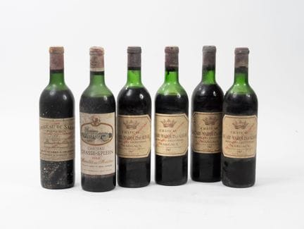 CHÂTEAU BEL AIR-MARQUIS d'ALIGRE
4 bottiglie, 1967