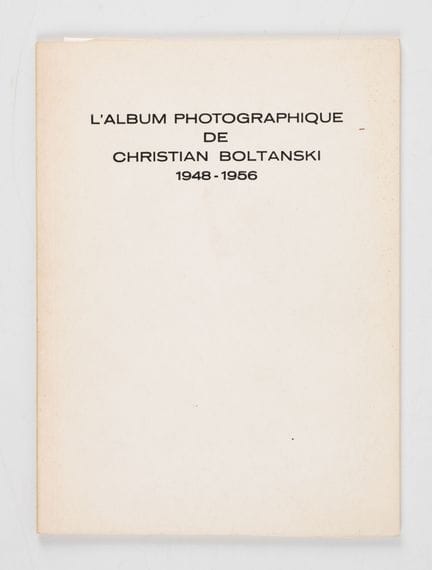 BOLTANSKI (Christian).
L'album photographique de C