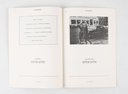 BROODTHAERS (Marcel). 
La séance. Racisme végétal.
