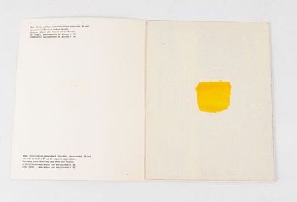 TORONI (Niele). 
Art/critique. Une empreinte de pi