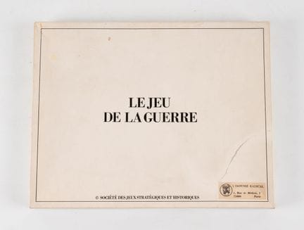 DEBORD (Guy). 
Le jeu de la guerre. Paris, Société