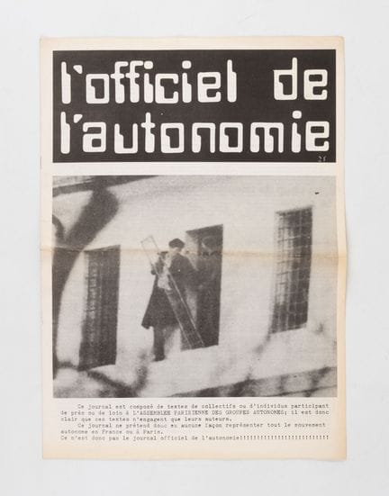 L'Officiel de l'autonomie. 
Novembre 1977. 
L'offi
