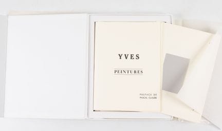 KLEIN (Yves). 
Peintures (1954). Paris, Dilecta, 2