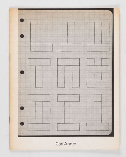 ANDRE (Carl).
Bruxelles, Palais de Beaux-Arts, 197