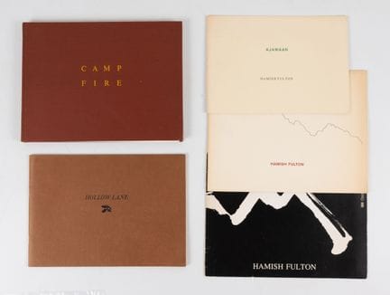 FULTON (Hamish). 
- Camp Fire. Stedelijk Van Abbem